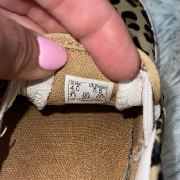 🛑🛑SOLD🛑🛑Vans Slip-On Skate Shoe - Leopard size Women’s 5.5 Men’s 4 GUC - Picture 14 of 14